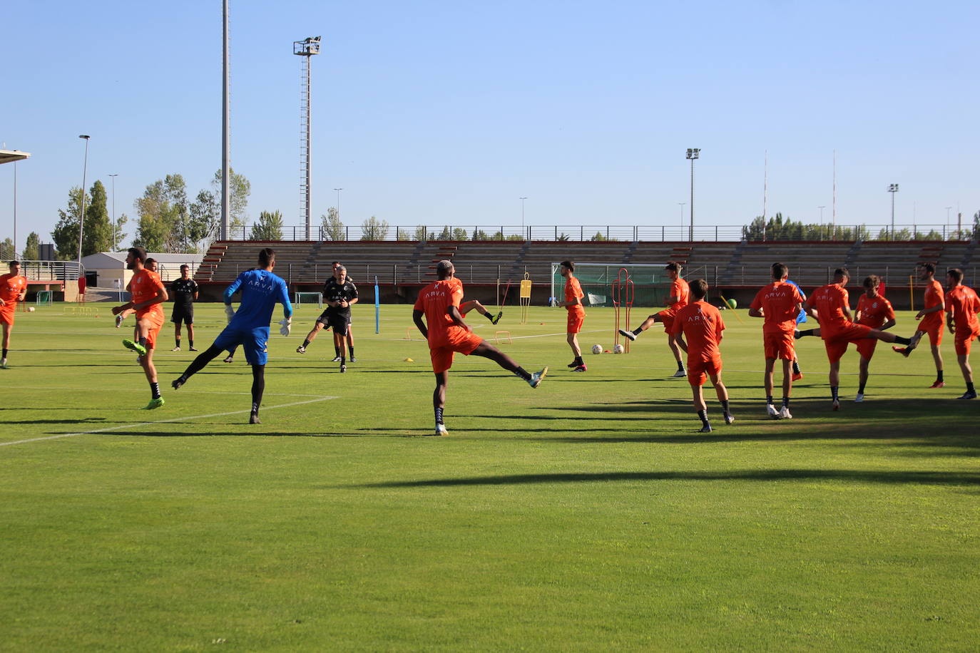 Primer entrenamiento de la Cultural