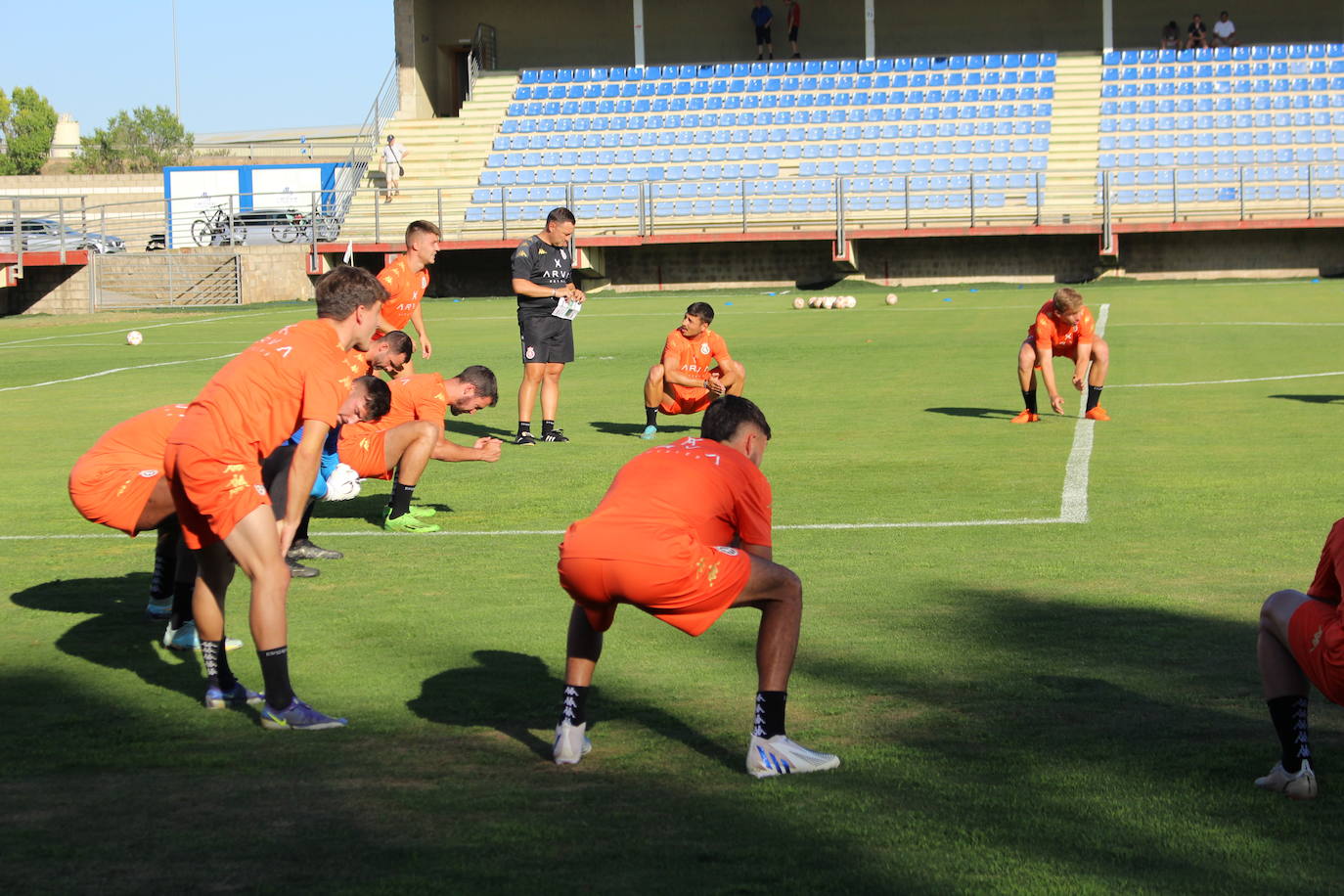 Primer entrenamiento de la Cultural