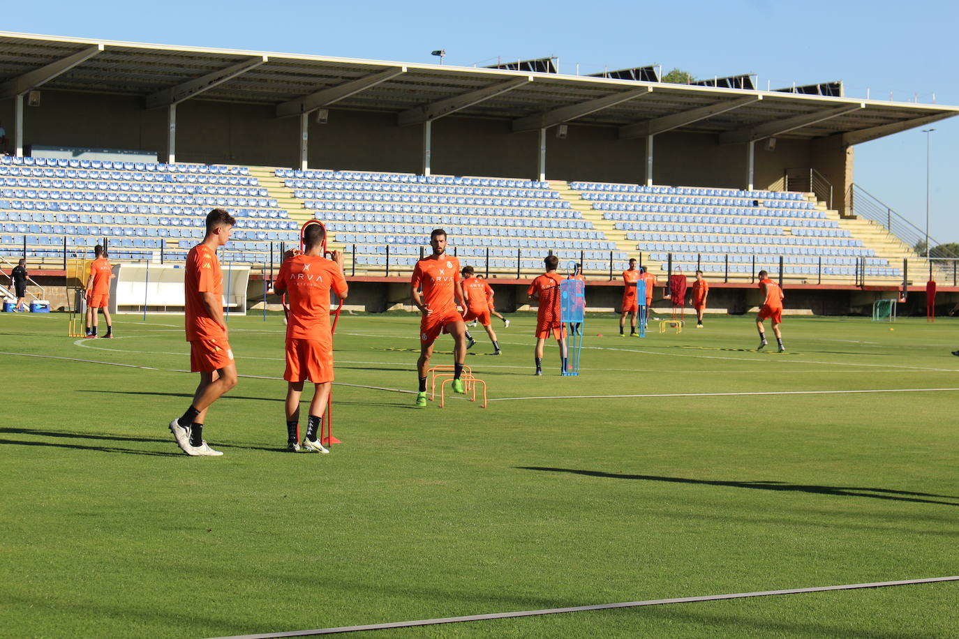 Primer entrenamiento de la Cultural