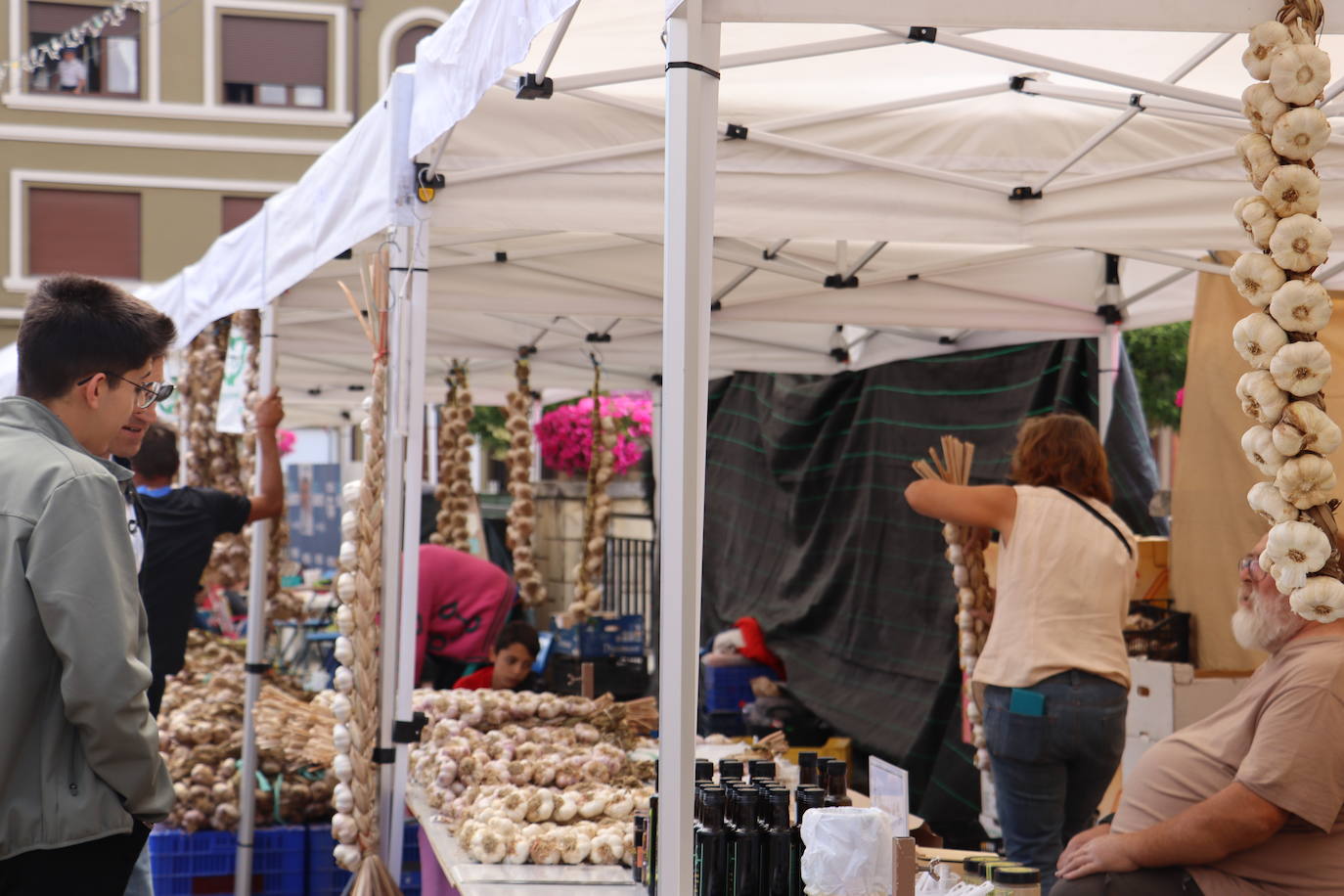 Feria del ajo en Veguellina de Órbigo