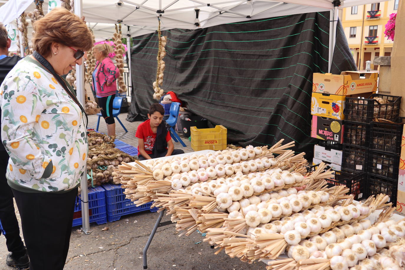 Feria del ajo en Veguellina de Órbigo