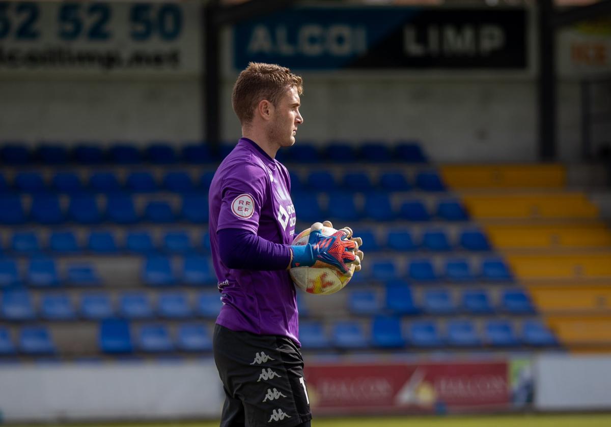 Miguel Bañuz, en su última etapa en el Alcoyano. Foto: CD Alcoyano.