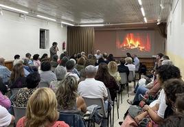 Gran asistencia de público en una de las actividades del festival.