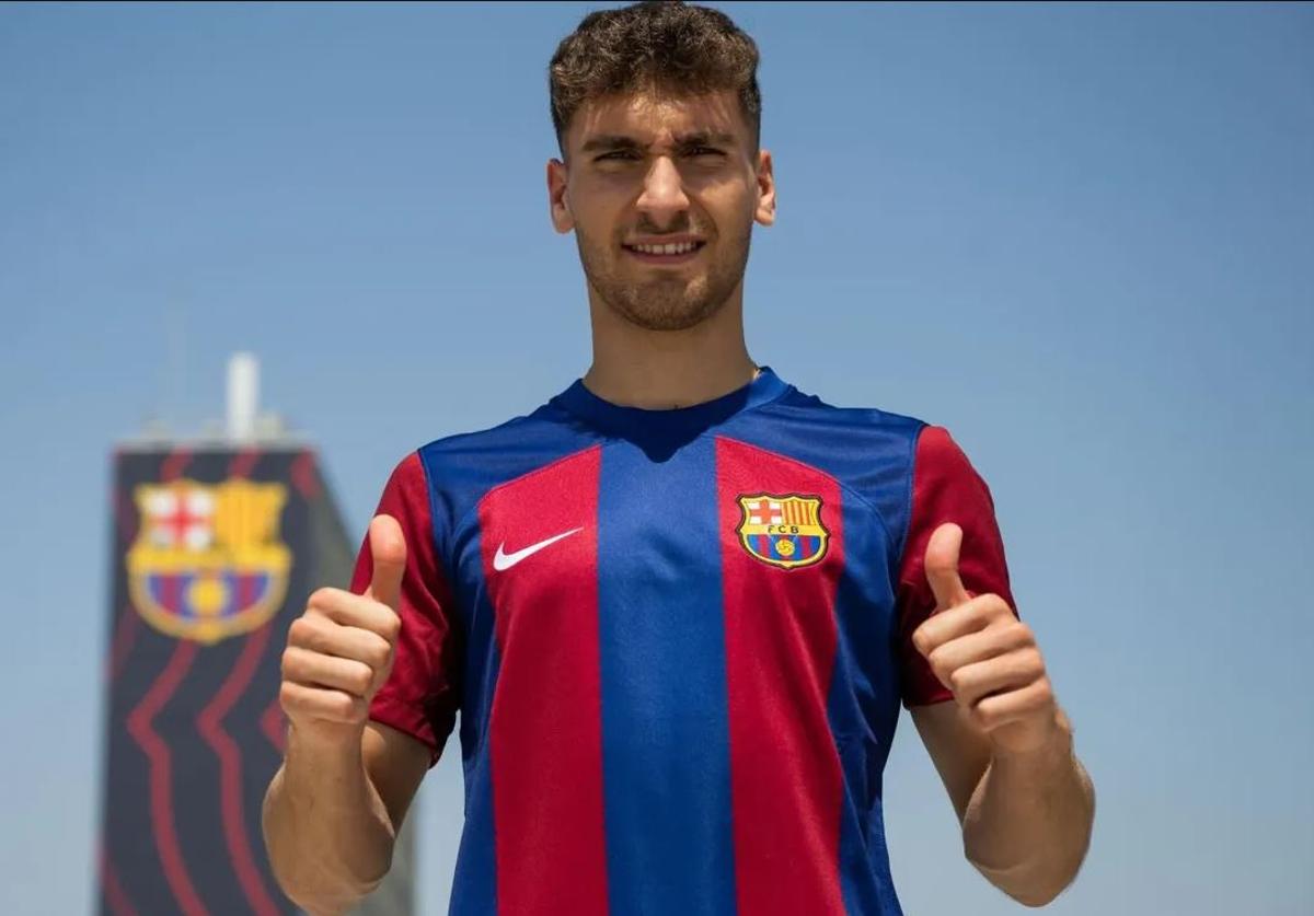 Percan ya es jugador del filial del Barcelona.