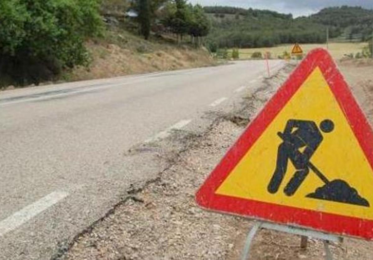 Obras en la red de carreteras provinciales.