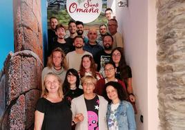 Foto de familia de los asistentes al curso.