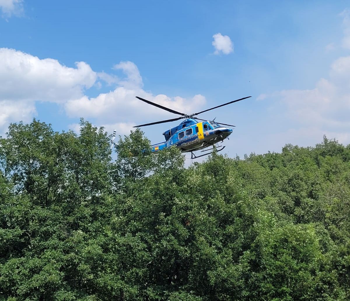 Incendio en Santa Colomba de Curueño