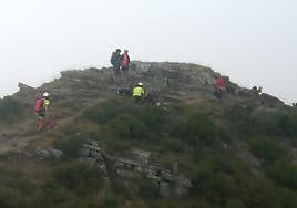 Resate de una mujer en el Pico Tres Obispos de Villafranca del Bierzo.