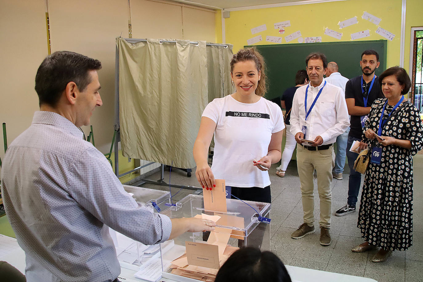 Votación de los candidatos en León