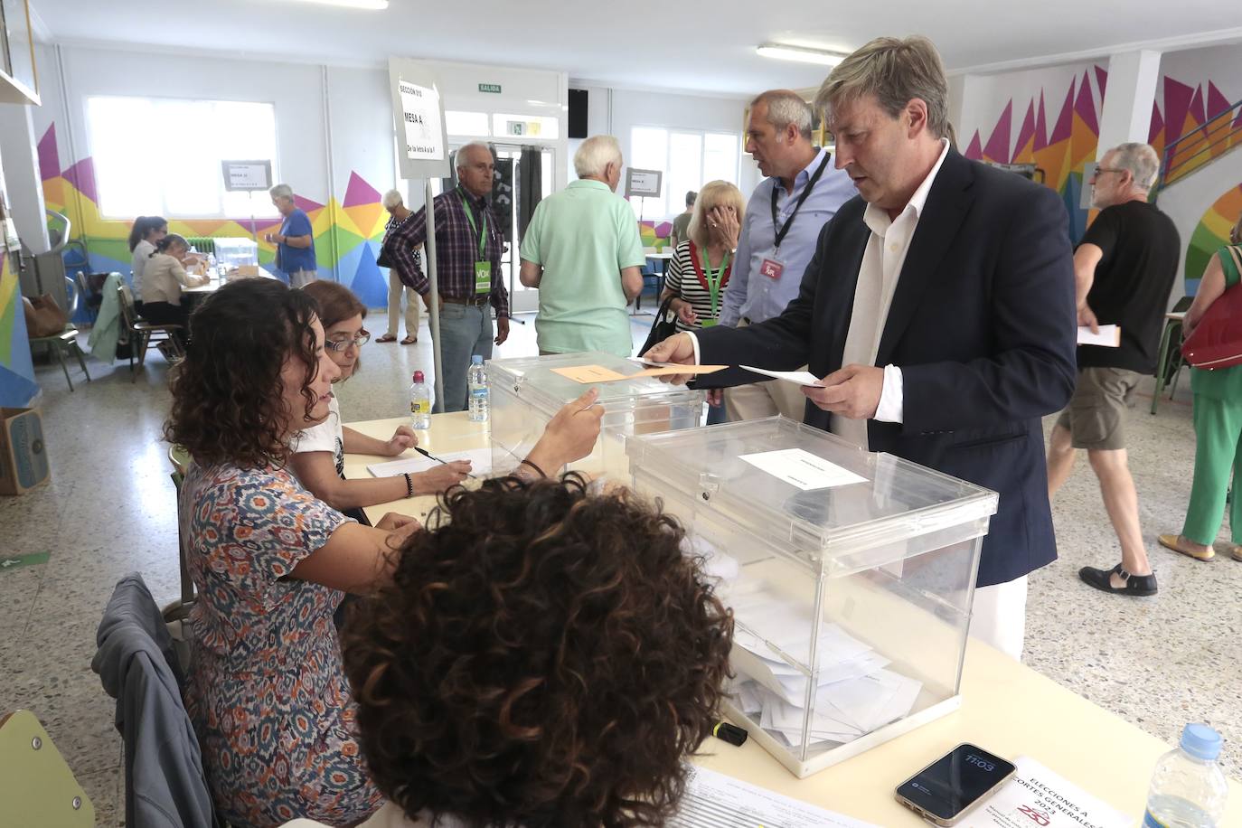 Votación de los candidatos en León