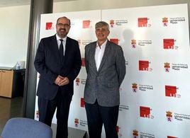 El alcalde de Ponferrada, Marco Morala y el rector de la Universidad.