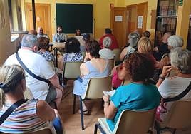 Reunión de la pedánea de San Andrés con los vecinos.