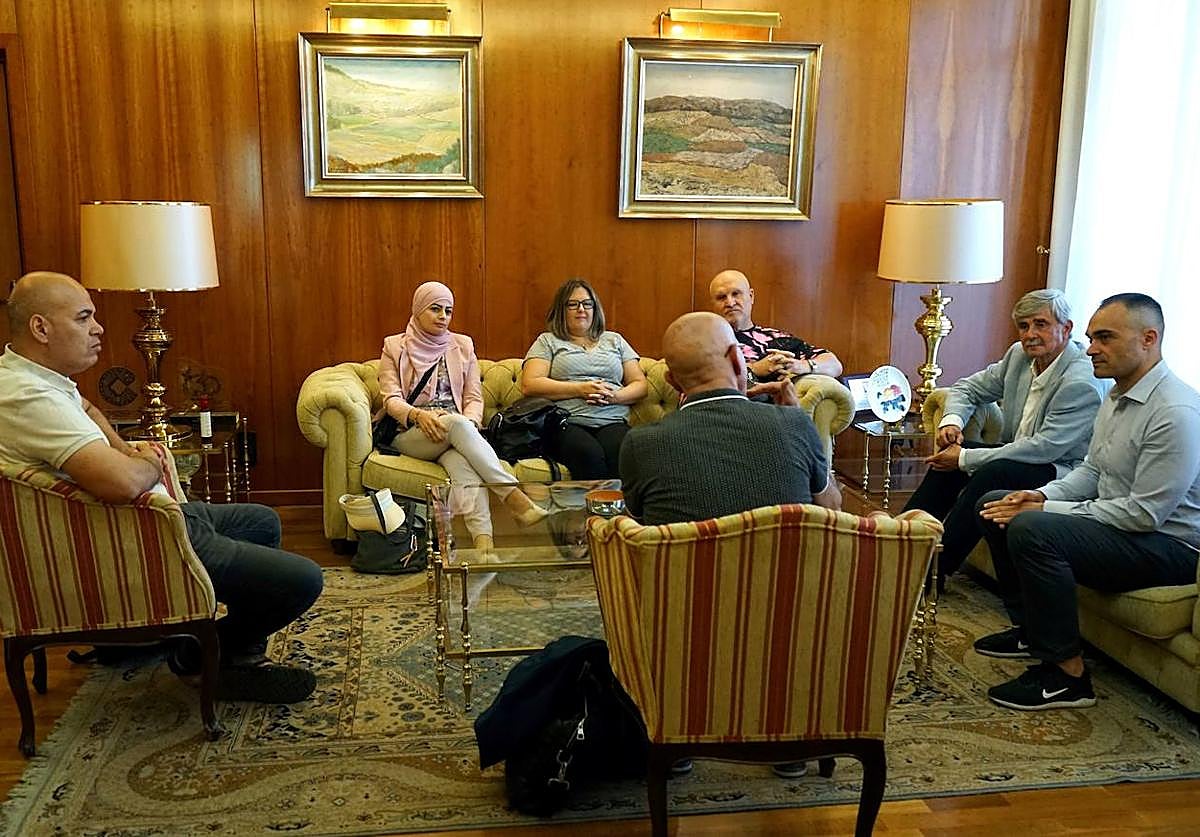 Imagen de la reunión mantenida en León.