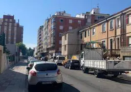 La calle donde la Policía Nacional desactivó el «supermercado de droga».