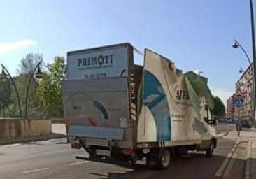 Un segundo camión destrozado en el puente de San Marcos en 48 horas