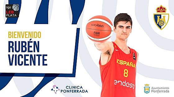 Rubén Vicente, juventud y proyección para el Clínica Ponferrada
