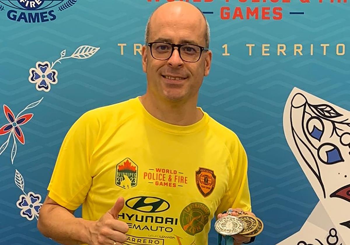 El agente de la Policía Nacional de San Andrés del Rabanedo Isaac Mao.