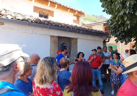 Protestas de los vecinos de La Vid.