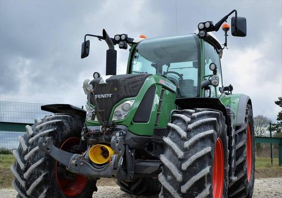 Imagen de archivo de un tractor.