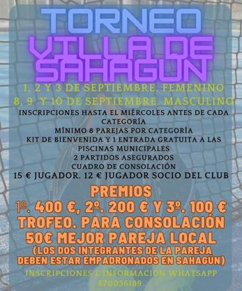 Imagen secundaria 2 - Cartel del torneo.