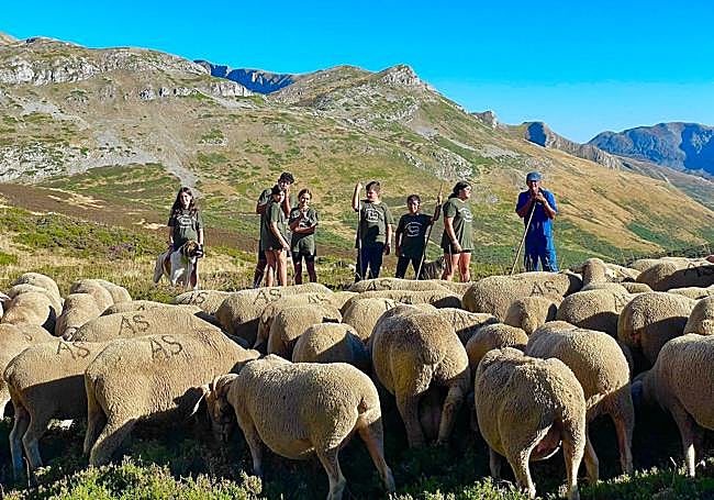 El proyecto acerca la cultura del pastoreo a 30 jóvenes que han superado el cáncer.