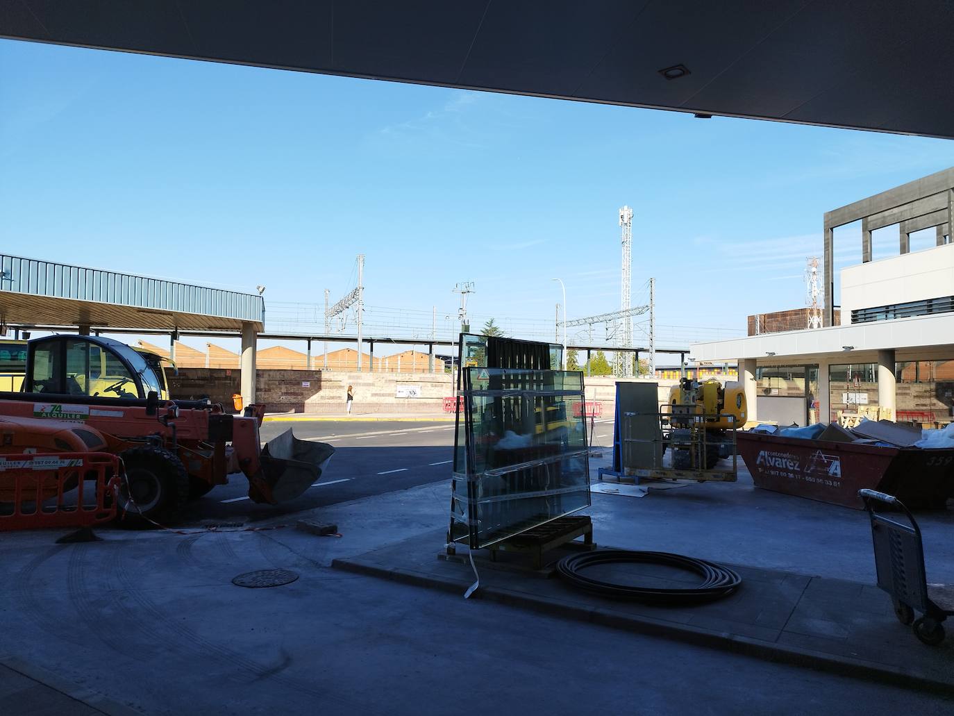 Obras en la estación de autobuses de León