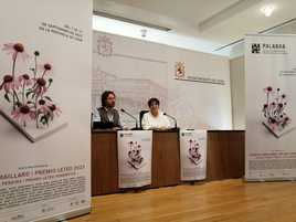 Rafael Saravia y Elena Aguado durante la presentación de la tercera edición del Festival de la Palabra.