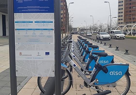 Servicio de alquiler de bicis en León.