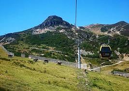 Estación de Valgrande-Pajares en Verano