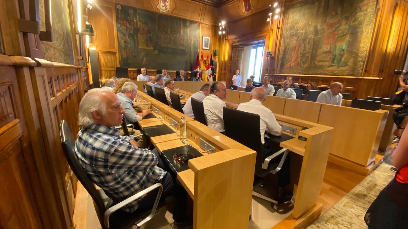 Imagen del pleno de la Diputación de León en la última sesión de esta legislatura.