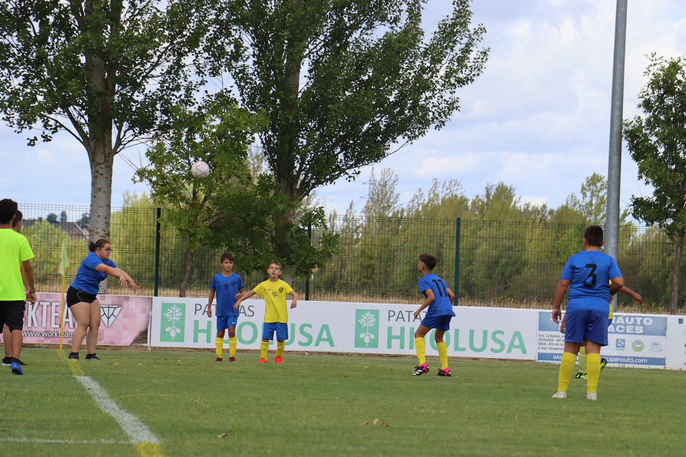 Partido solidario en Santovenia de la Valdoncina