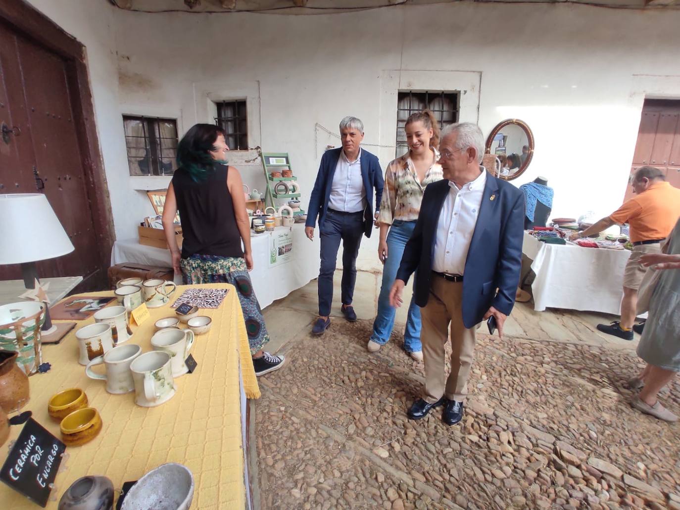 Patios con arte en Santa Colomba de Somoza