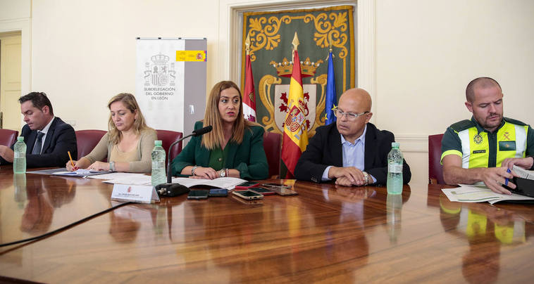 La delegada del Gobierno presenta el balance de siniestralidad en las carreteras de Castilla y León durante el verano