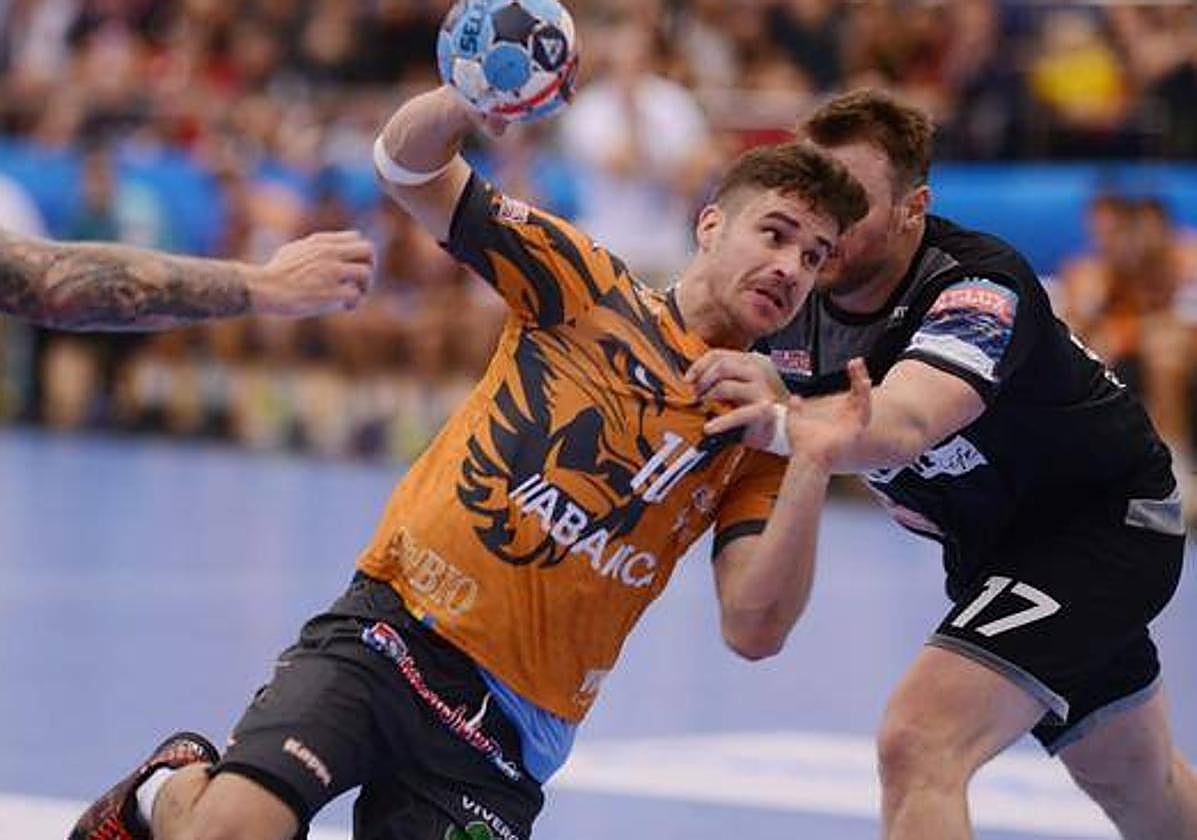 Rodri Pérez, en su anterior etapa en el Abanca Ademar.