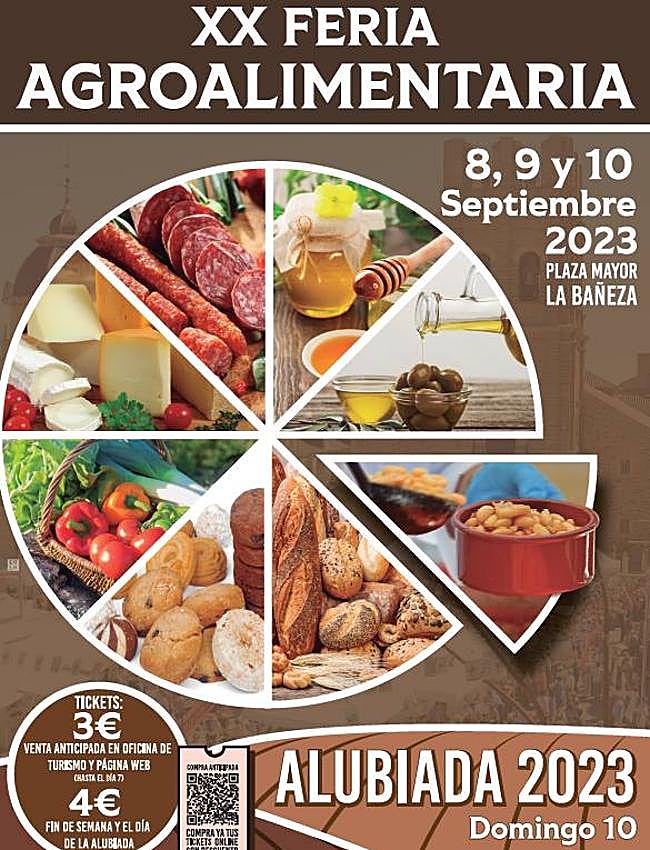 Cartel XX Feria Agroalimentaria de La Bañeza