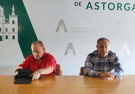 Rueda de prensa de los alcaldes de Astorga y San Justo.