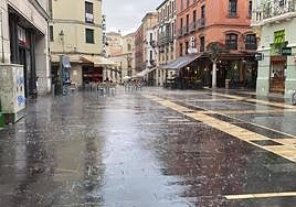 La lluvia será predominante este fin de semana.