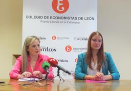 María Diez a la izquierda se refirió a la situación económica de la provincia.