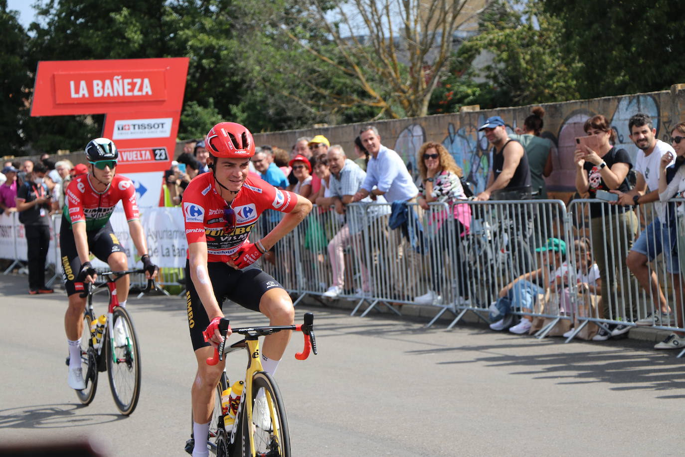 La Vuelta España en La Bañeza