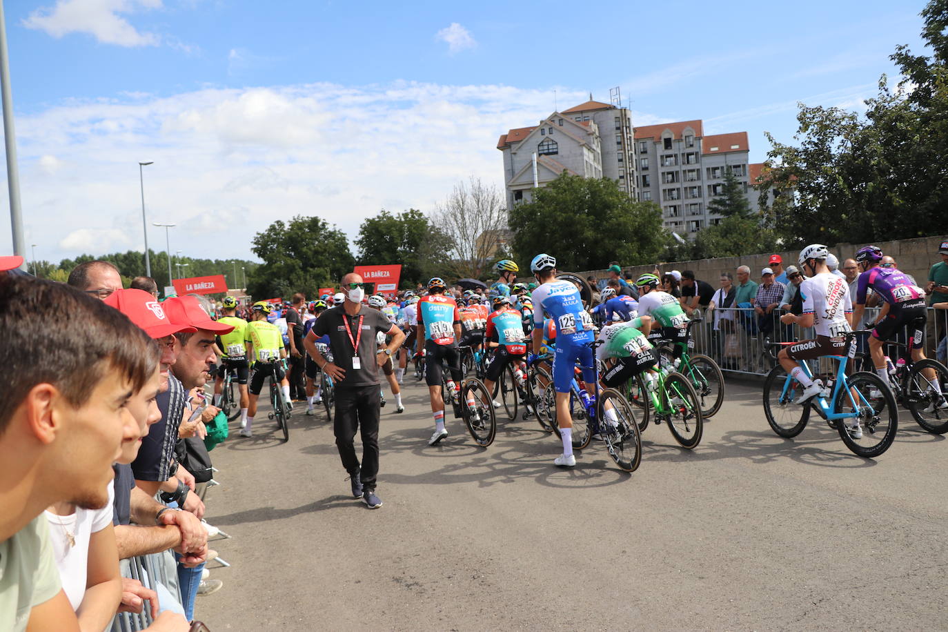 La Vuelta España en La Bañeza