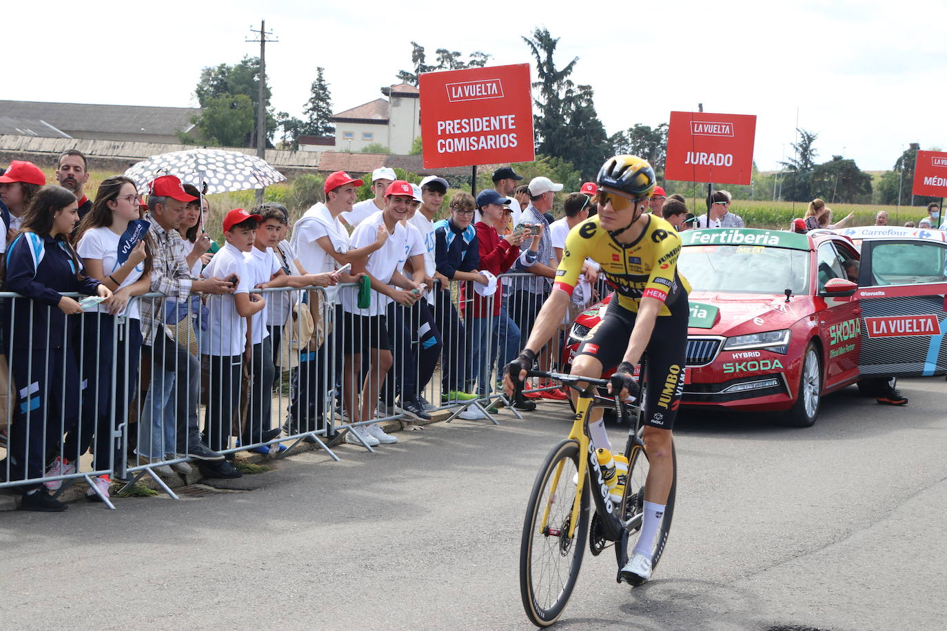 La Vuelta España en La Bañeza