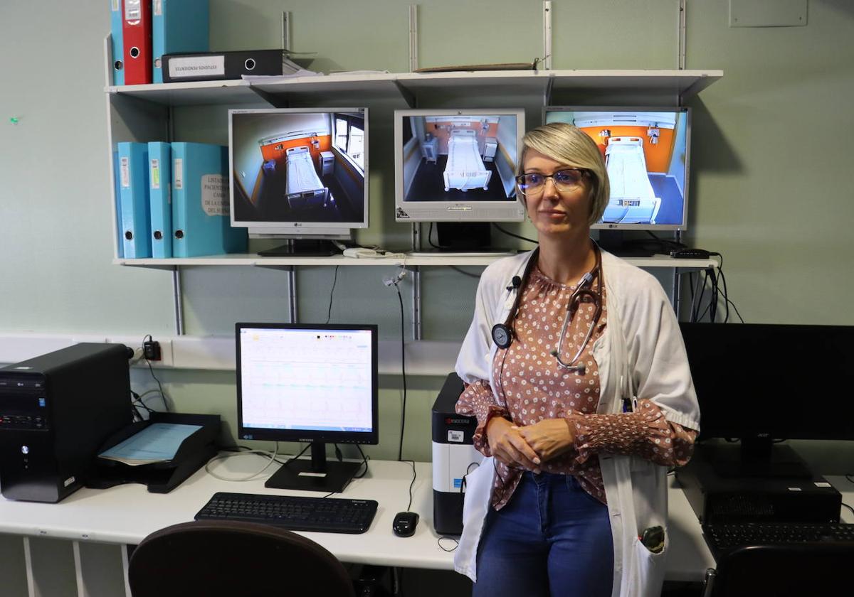 Silvia Fernández, neumóloga de la Unidad del Sueño del Caule.