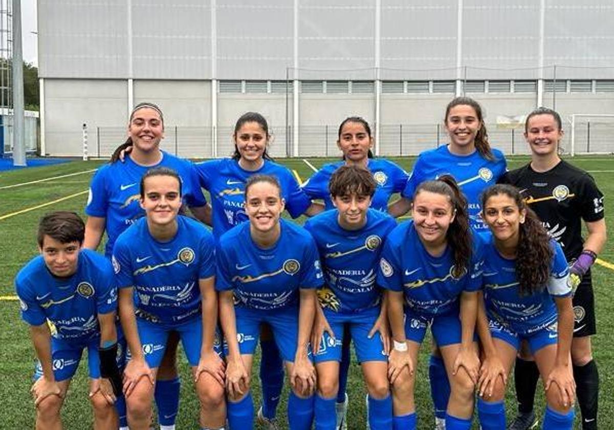 Once inicial del Olímpico de León de Tercera RFEF Femenina.