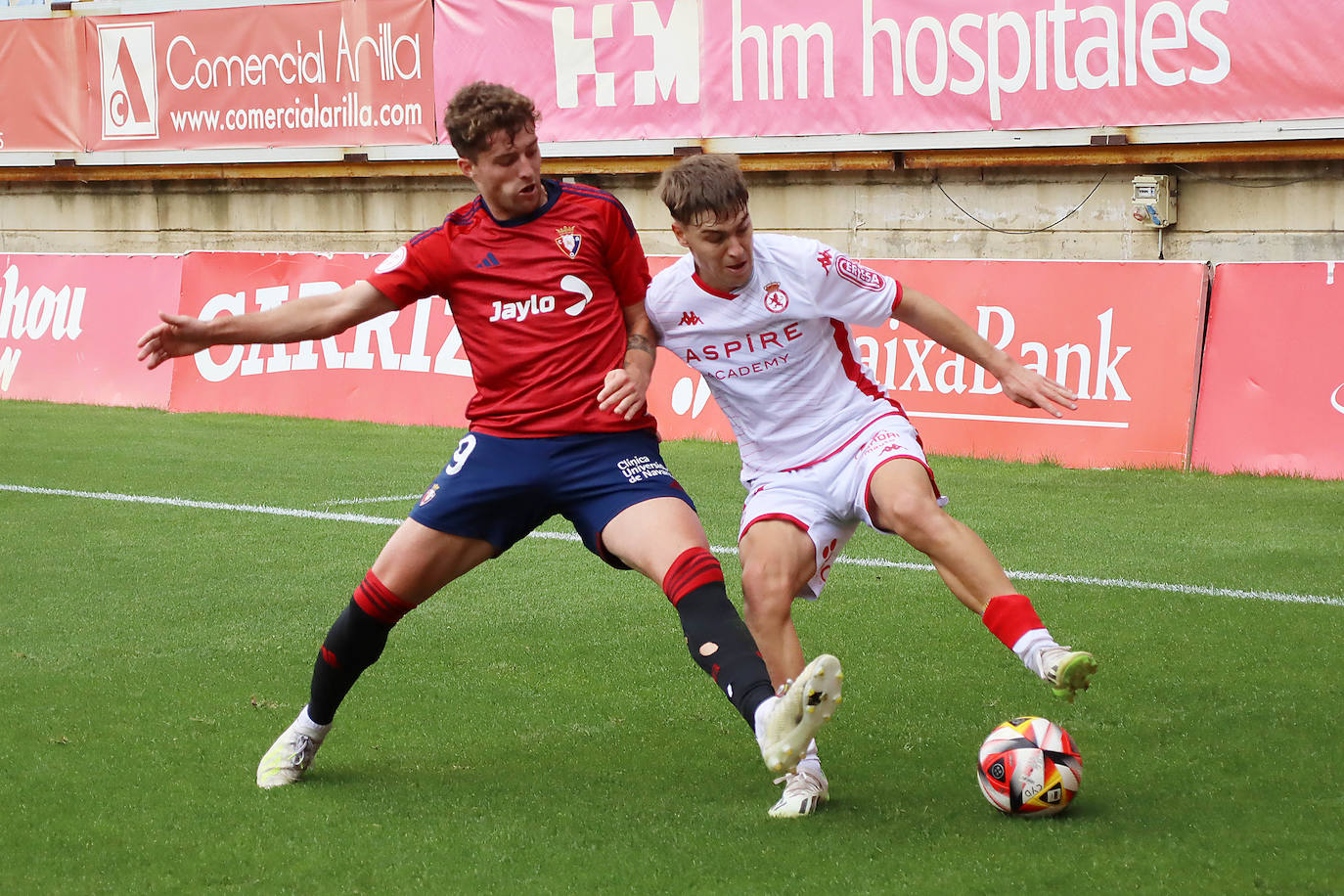 Las mejores imágenes del Cultural - Osasuna Promesas