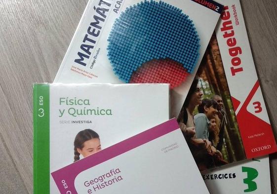 Libros escolares.