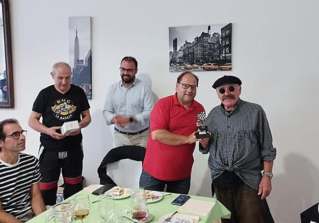 Momento de la entrega de premios.