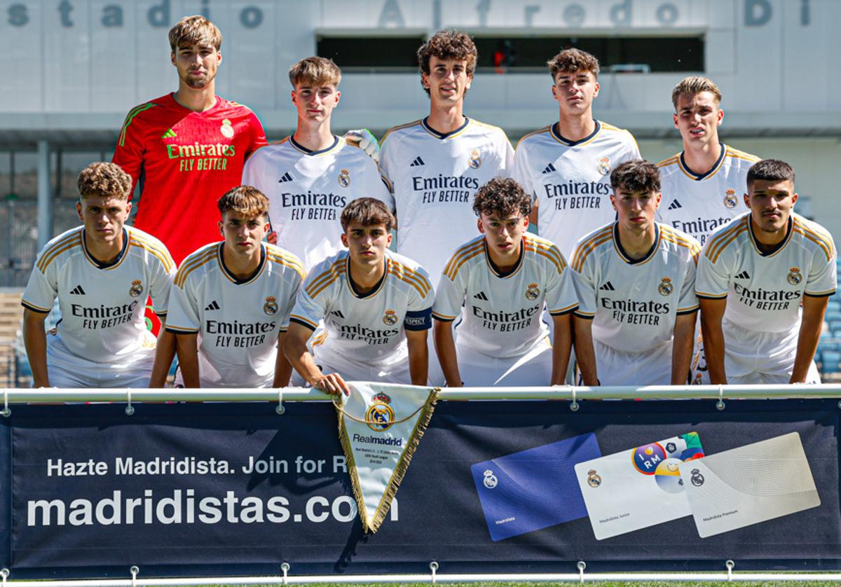 Fran González fue titular en el estreno en Youth League.