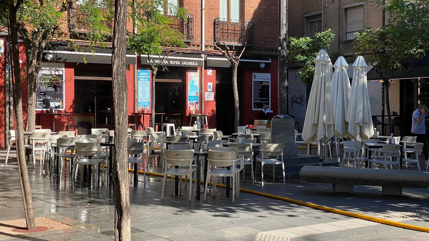 Incendio en el centro de León