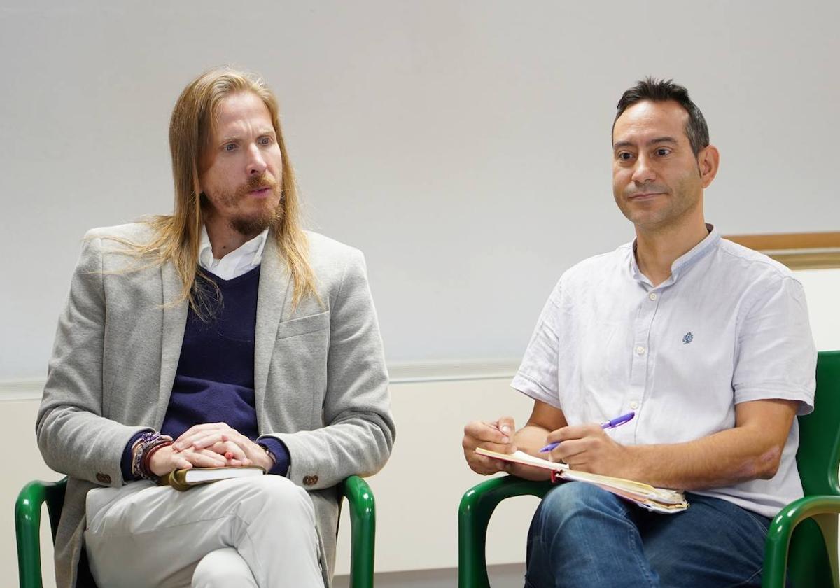 El coordinador autonómico de Podemos, Pablo Fernández, preside la reunión del Consejo Ciudadano Autonómico de Podemos Castilla y León.