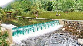 Imagen de cómo será la playa fluvial